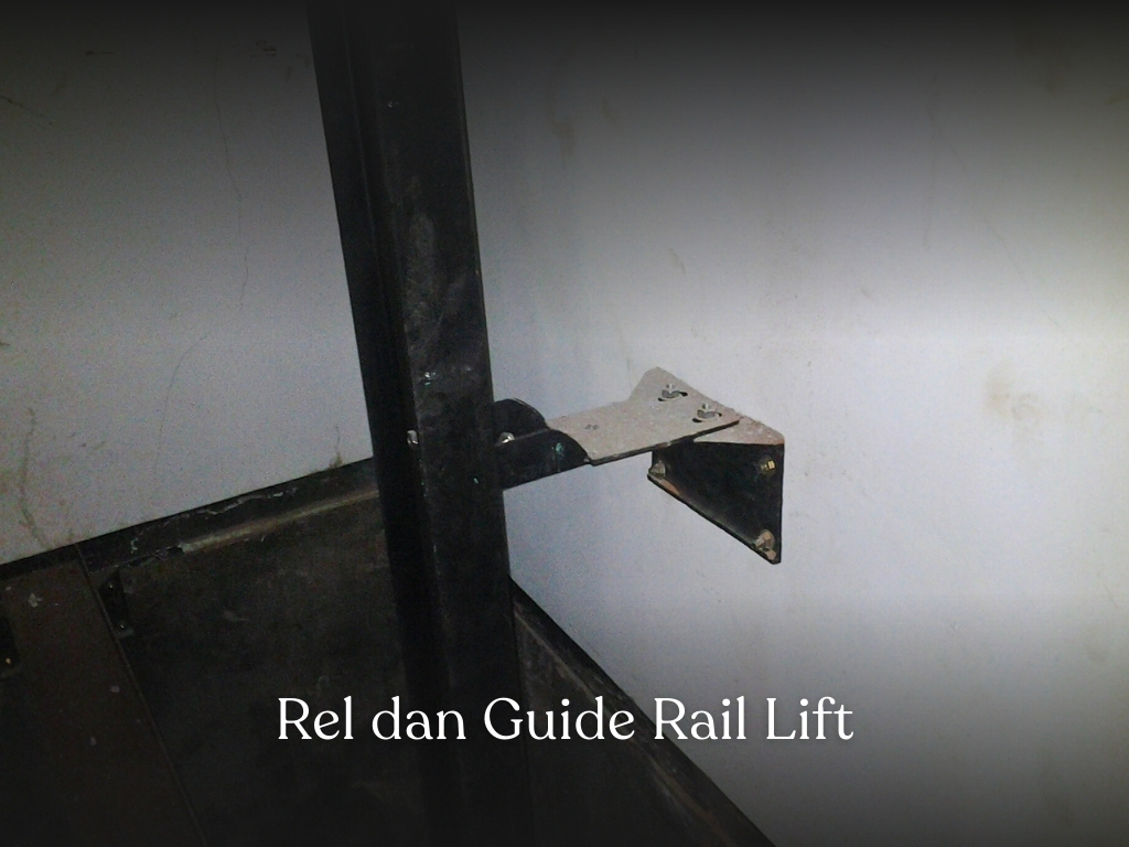 rel dan guide rail lift barang